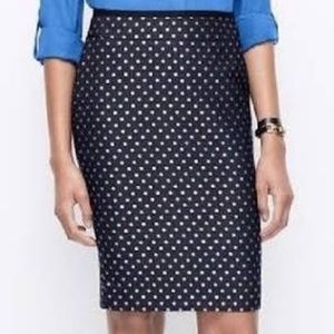 Lovely blue polka dot Ann Taylor skirt with tags!